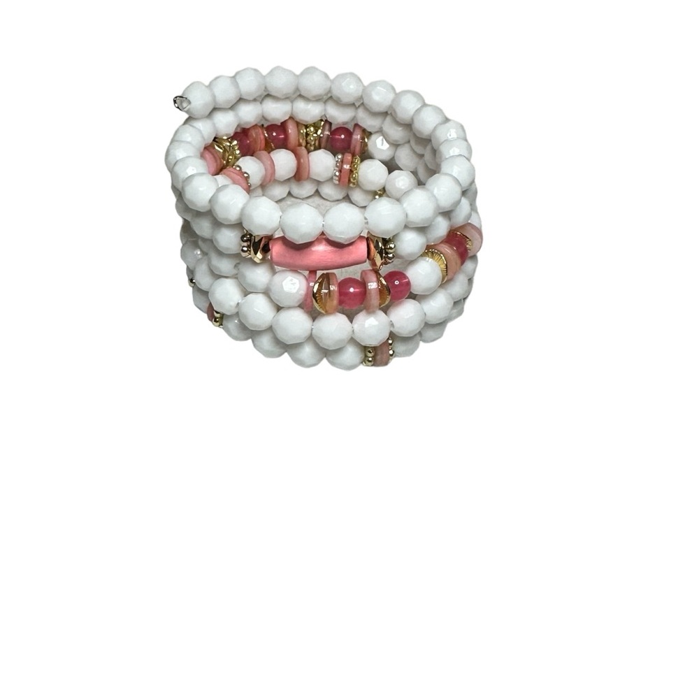White Summer Breeze Boho-chic Bracelet